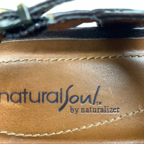 Natural Soul By Naturalizer Leather Wedges size 7 - Picture 7 of 10